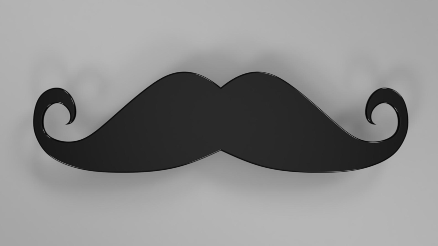 False mustache 3D Print 416702