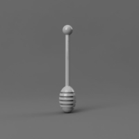 Small A spoon for honey 3D Printing 416704