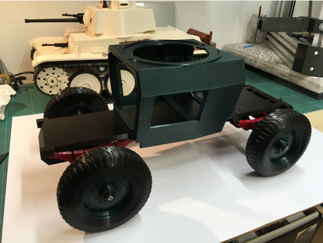 3D Printed British Armored Car Mk.IV by Luboš Hort | Pinshape