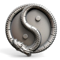 Yin yang dragon pendant - Thumbnail 5