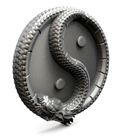 Yin yang dragon pendant - Thumbnail 6