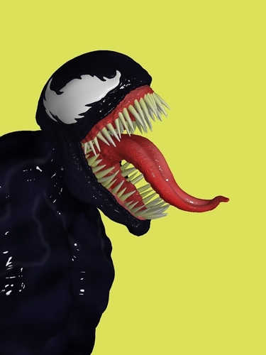 Venom bust 3d printable
