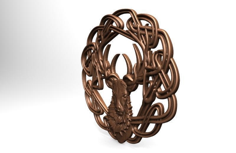​Celtic deer CNC 3D Print 416869