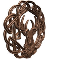 ​Celtic deer CNC - Thumbnail 3