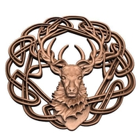 ​Celtic deer CNC - Thumbnail 4