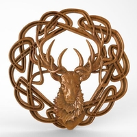 ​Celtic deer CNC - Thumbnail 5