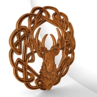 ​Celtic deer CNC - Thumbnail 6