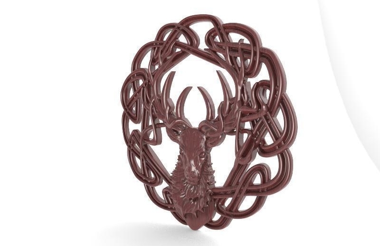 ​Celtic deer CNC 3D Print 416875