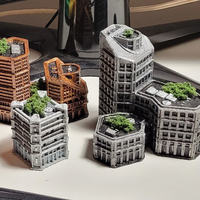 N-Scale Futuristic Buildings - Thumbnail 4