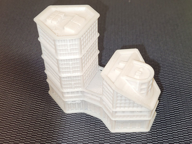 N-Scale Futuristic Buildings 3D Print 416880