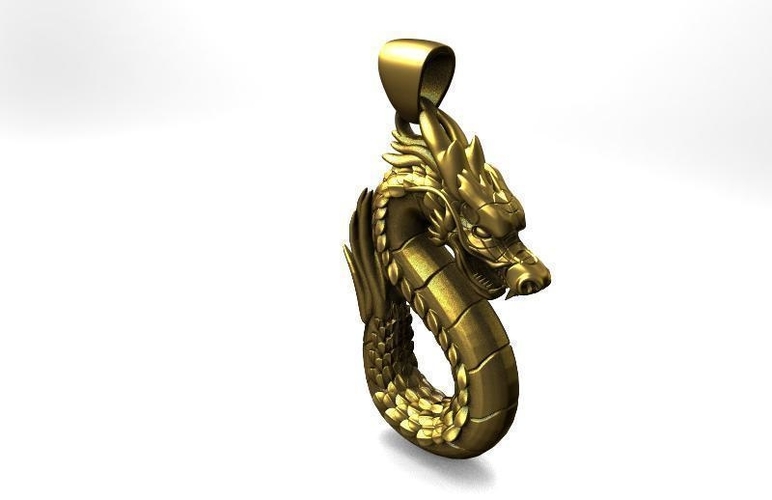 Dragon pendant 3D Print 416935