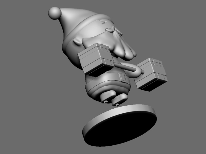Santa Claus Training 3D Print 417038