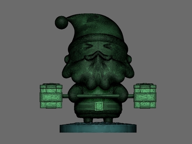 Santa Claus Training 3D Print 417039