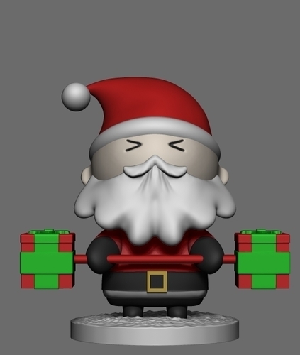 Santa Claus Training 3D Print 417041