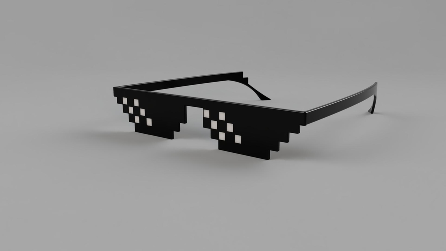 Glasses_minecraft 3D Print 417042