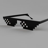 Small Glasses_minecraft 3D Printing 417042