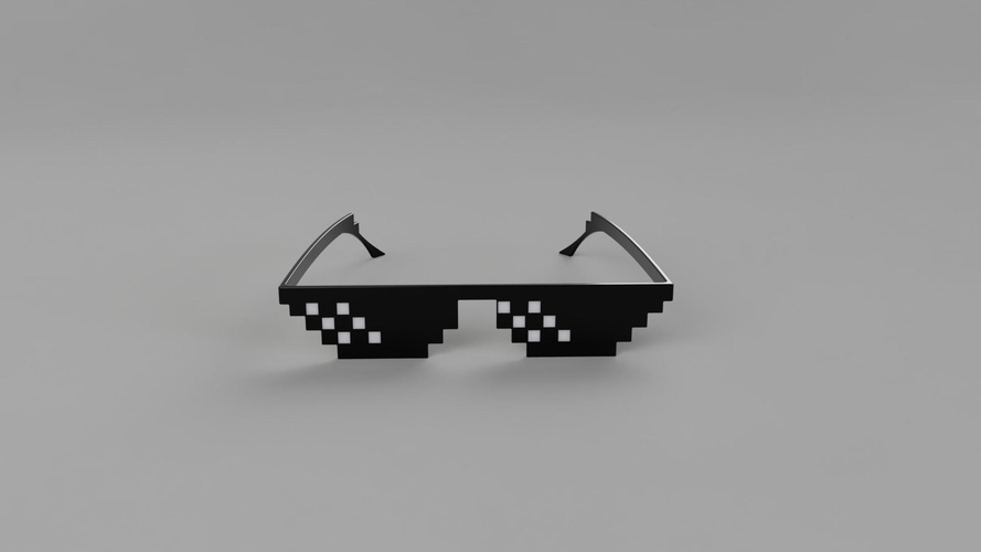 Glasses_minecraft 3D Print 417043