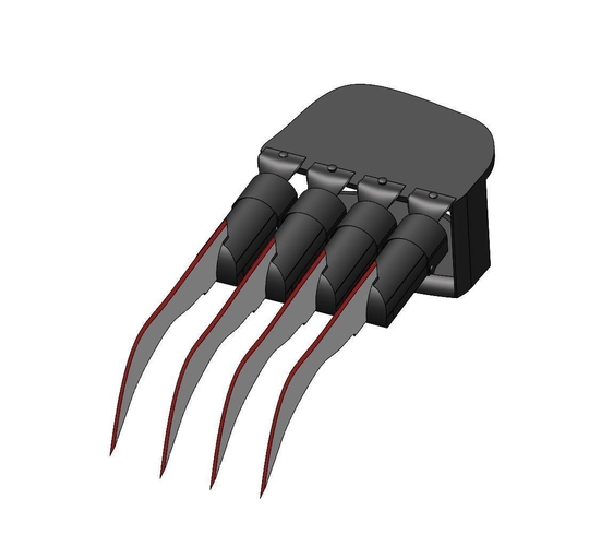 KNIFE FINGER, FREDDY KRUEGER CLAWS 3D Print 417198