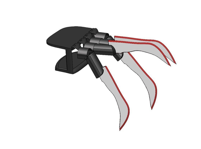 KNIFE FINGER, FREDDY KRUEGER CLAWS 3D Print 417199