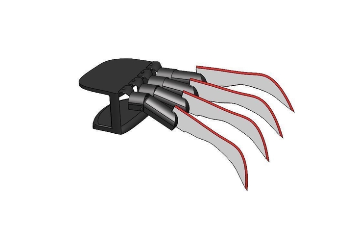 KNIFE FINGER, FREDDY KRUEGER CLAWS 3D Print 417200