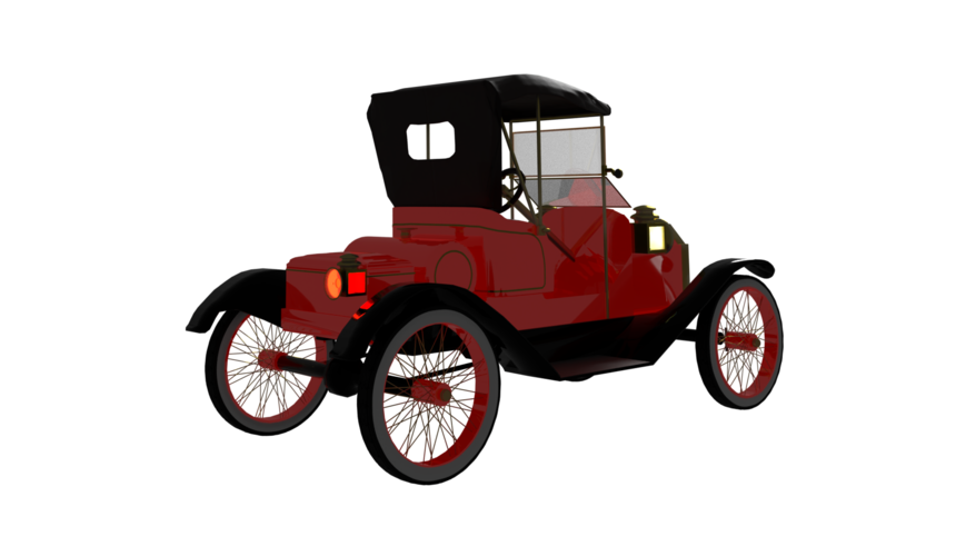 Ford Runabout 1910 3D Print 417210