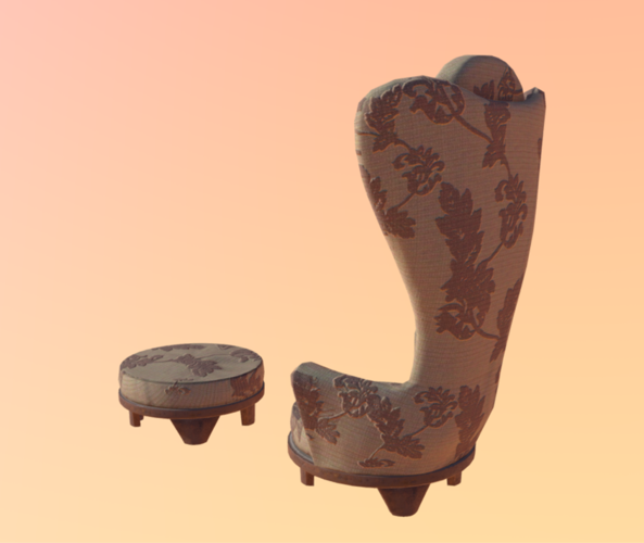 Carl and Ellie Chair - UP 3D Print 417217