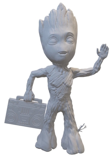 Groot con grabadora 3D model 3D Print 417233