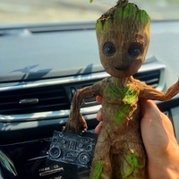 Groot con grabadora 3D model - Thumbnail 4