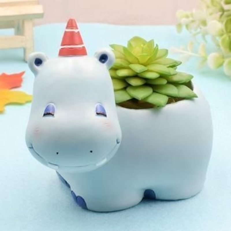 Hippopotamus Planter Pot