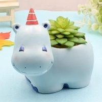 Small Hippopotamus Planter Pot 3D Printing 417236