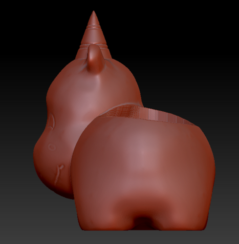 Hippopotamus Planter Pot 3D Print 417238