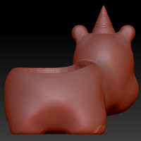 Hippopotamus Planter Pot - Thumbnail 4
