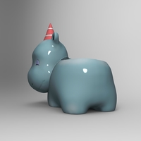 Hippopotamus Planter Pot - Thumbnail 7