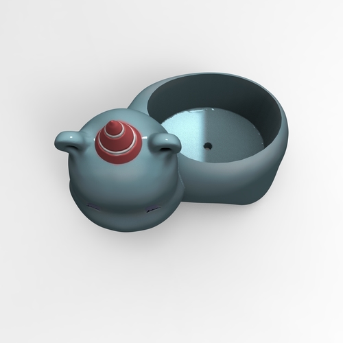 Hippopotamus Planter Pot 3D Print 417245