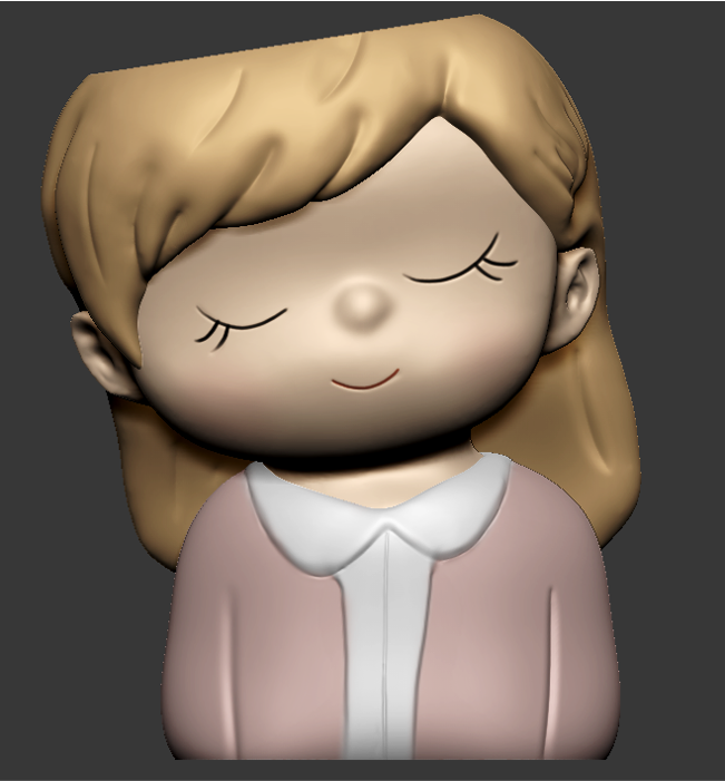 STL file ROBLOX avatar girl with short hair 👧・3D printer model