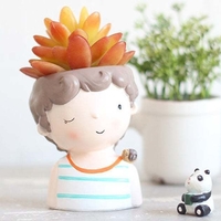 PACK 1 CUTE GIRLS AND BOYS PLANTERS - Thumbnail 1