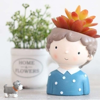 PACK 1 CUTE GIRLS AND BOYS PLANTERS - Thumbnail 3