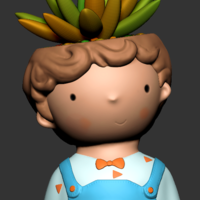 PACK 1 CUTE GIRLS AND BOYS PLANTERS - Thumbnail 6