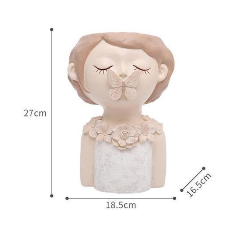 Decoration Planter Pot Cute Girl 15
