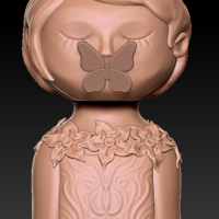 Decoration Planter Pot Cute Girl 15 - Thumbnail 2