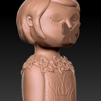 Decoration Planter Pot Cute Girl 15 - Thumbnail 6