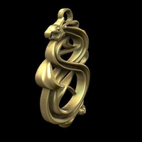 Viking dragon pendant  - Thumbnail 3