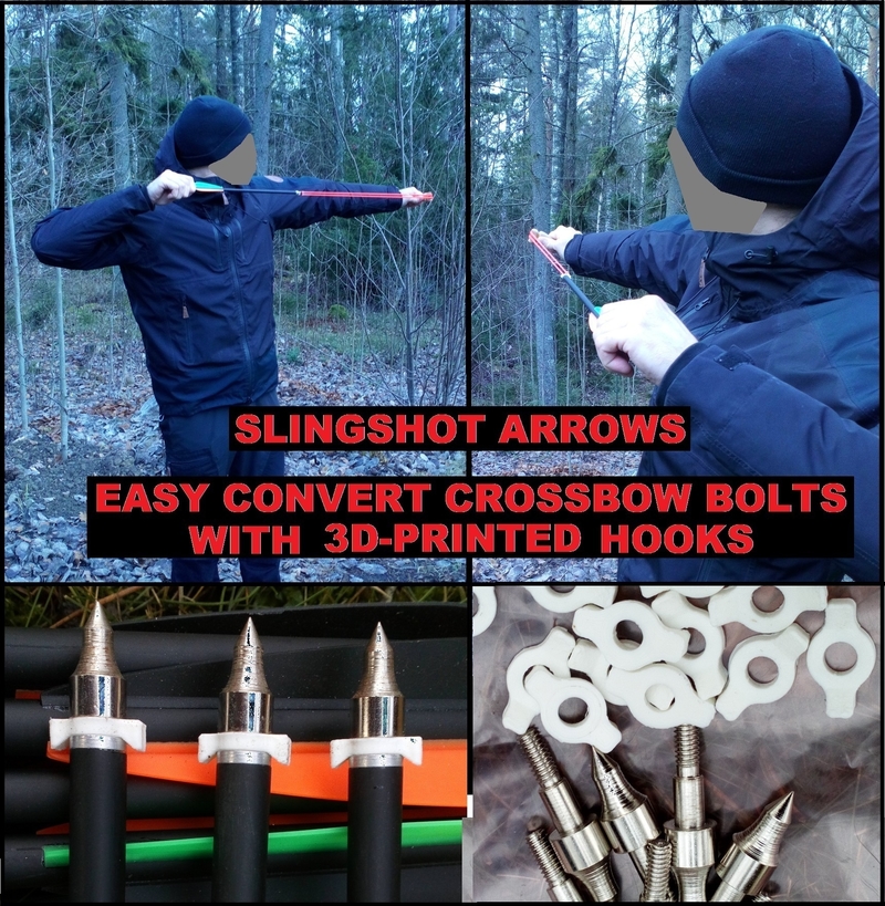 DIY SLINGSHOT ARROWS