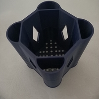 UNIQUE TOOTH BRUSH AND TOOTH PASTE HOLDER WITH DRIP TRAY - Thumbnail 1