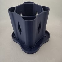 UNIQUE TOOTH BRUSH AND TOOTH PASTE HOLDER WITH DRIP TRAY - Thumbnail 4