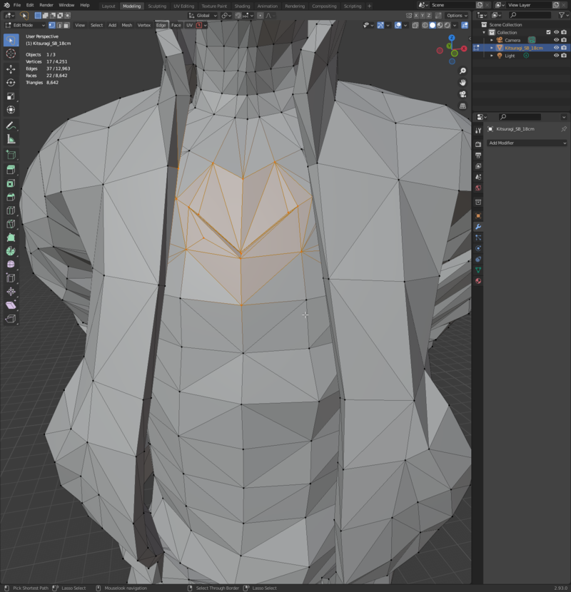 Kim Kitsuragi statue (repaired geometry)