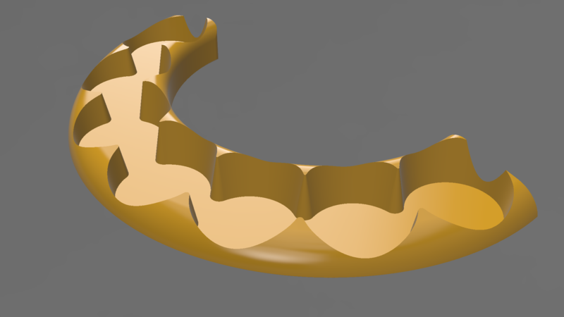 Curved Essential Oil Holder