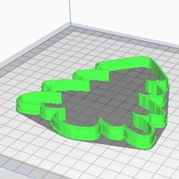 SNOW TREE COOKIE CUTTER- CORTANTE ARBOL NEVADO 3D model - Thumbnail 4