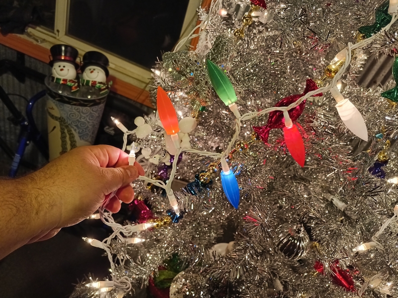 V1 Christmas LED light strong cover ornaments decoration