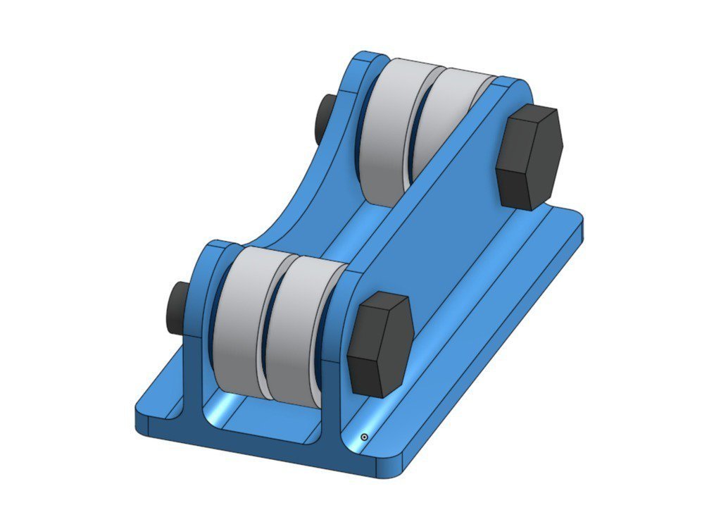 Spool holder with 3d printed gear bearing optimised for enclosure 